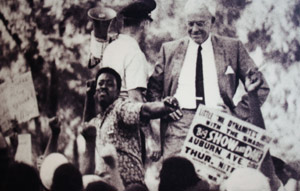 Ivan Allen Jr. in the midst of the 1966 Summerhill riot in Atlanta